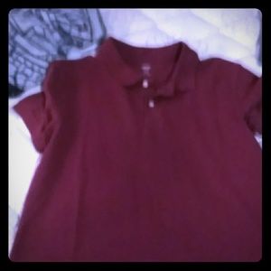 Plain burgundy Old Navy Polo shirt
